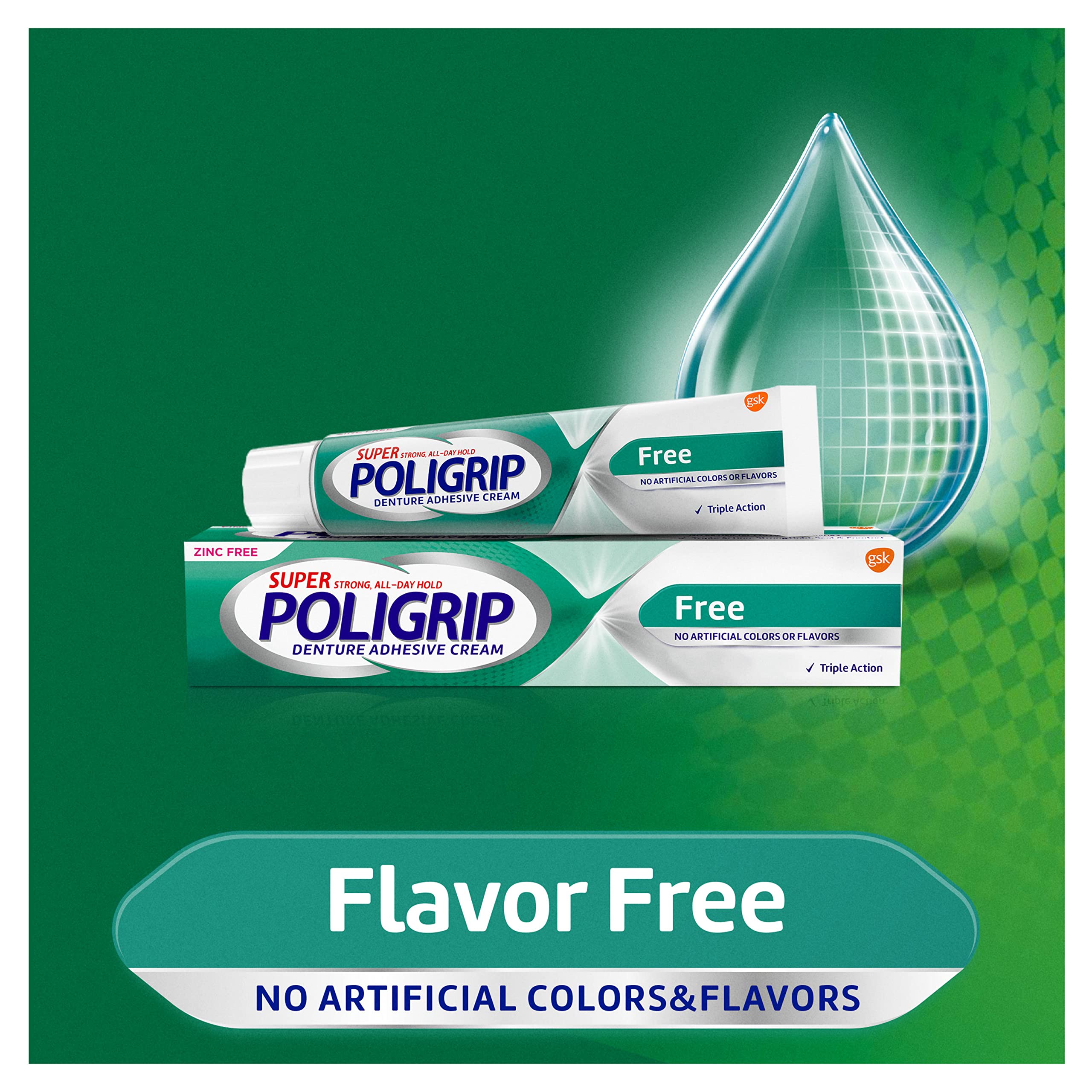 Super Poligrip Free Travel Size, 0.75 Ounce - Image 3