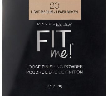 Maybelline Fit Me Loose Setting Powder, Face Powder Makeup & Finishing Powder, Light Medium, 1 Count