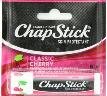 ChapStick Classic Lip Balm SPF 4 Cherry 0.15 oz (Pack of 6)