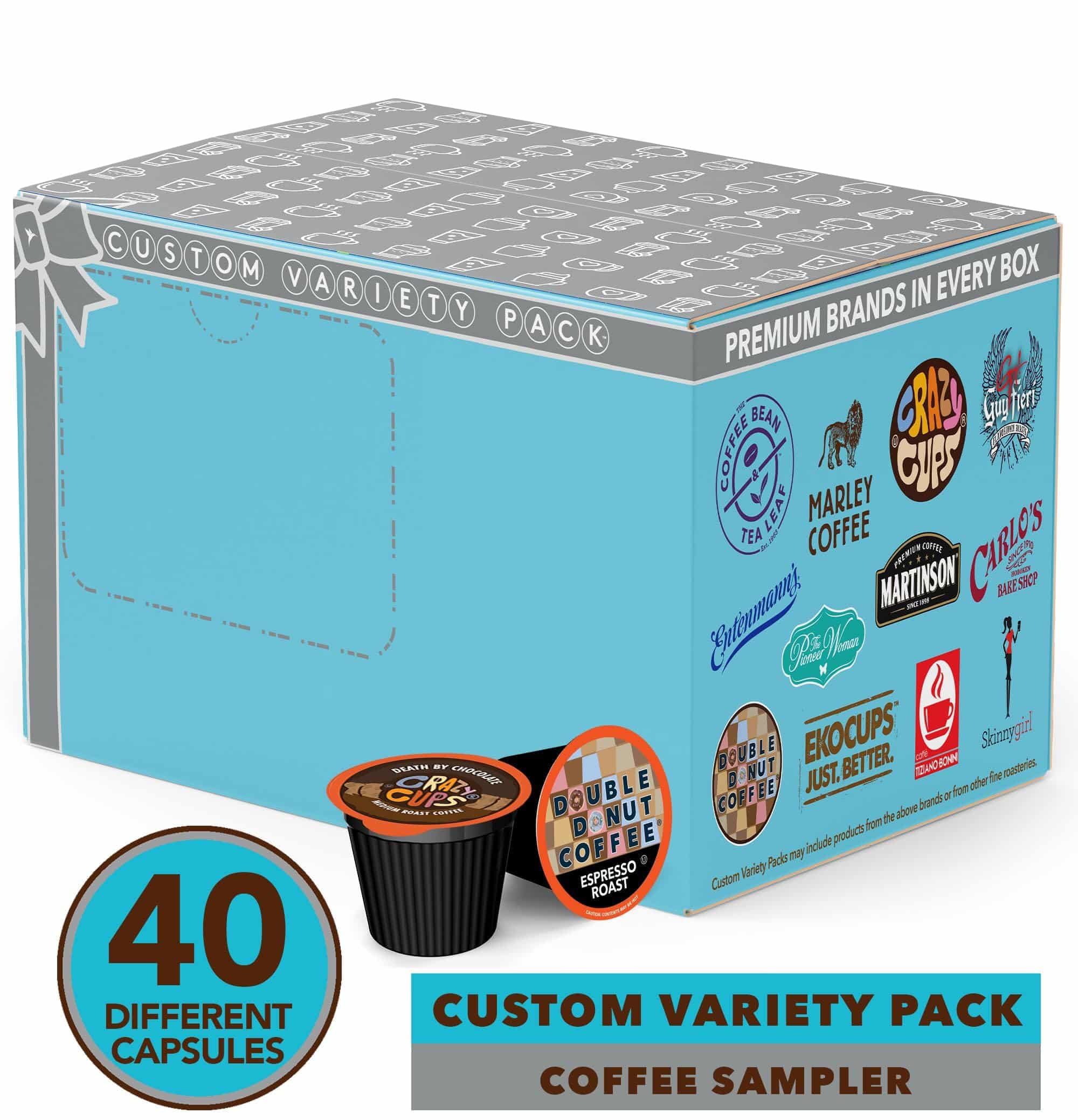 Coffee Pods Variety Pack Sampler, Assorted Single Serve Coffee for Keurig K Cups Coffee Makers, 40 Unique Cups - Great Coffee Gift - Image 2