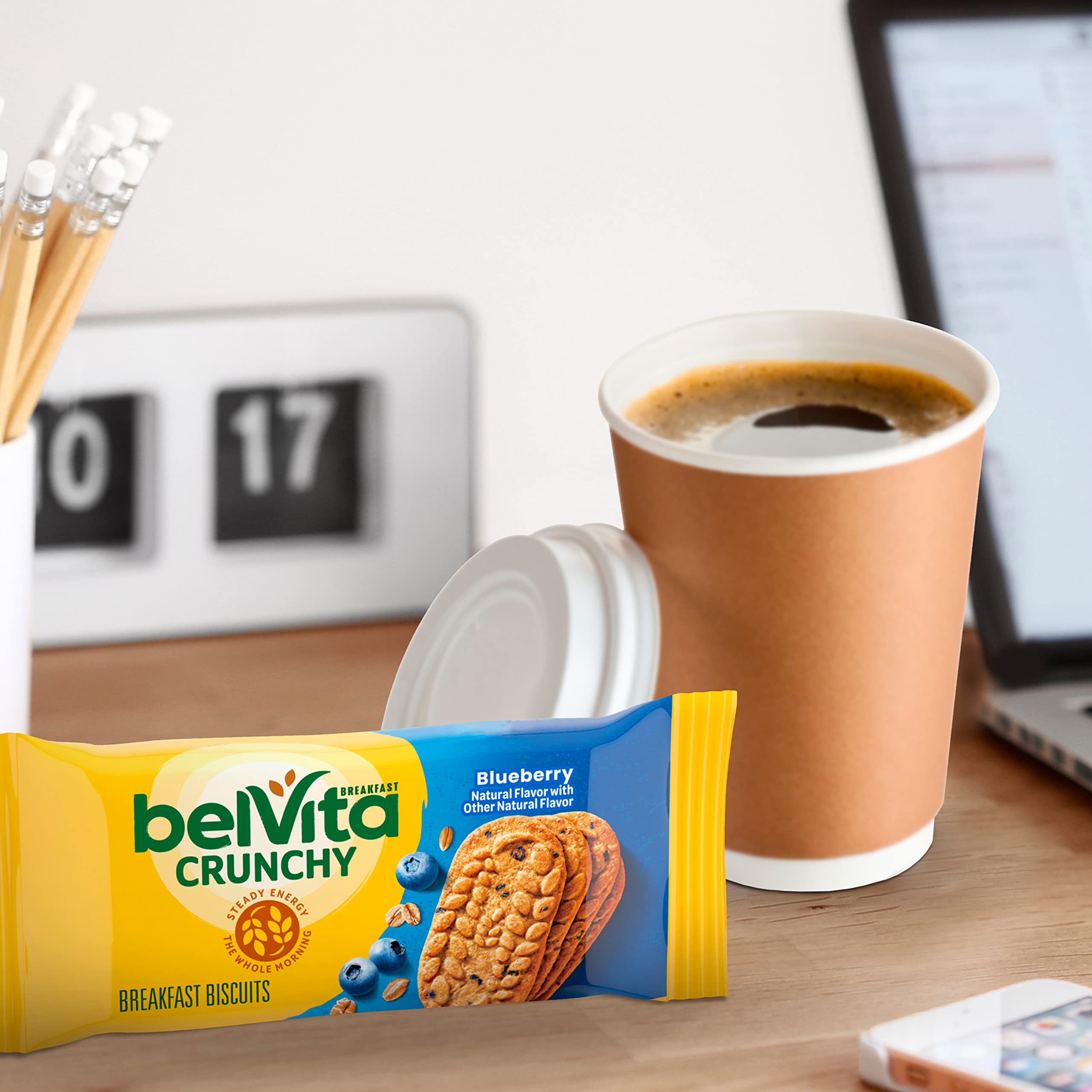 belVita Blueberry Breakfast Biscuits, 8 Packs (4 Biscuits Per Pack) - Image 8