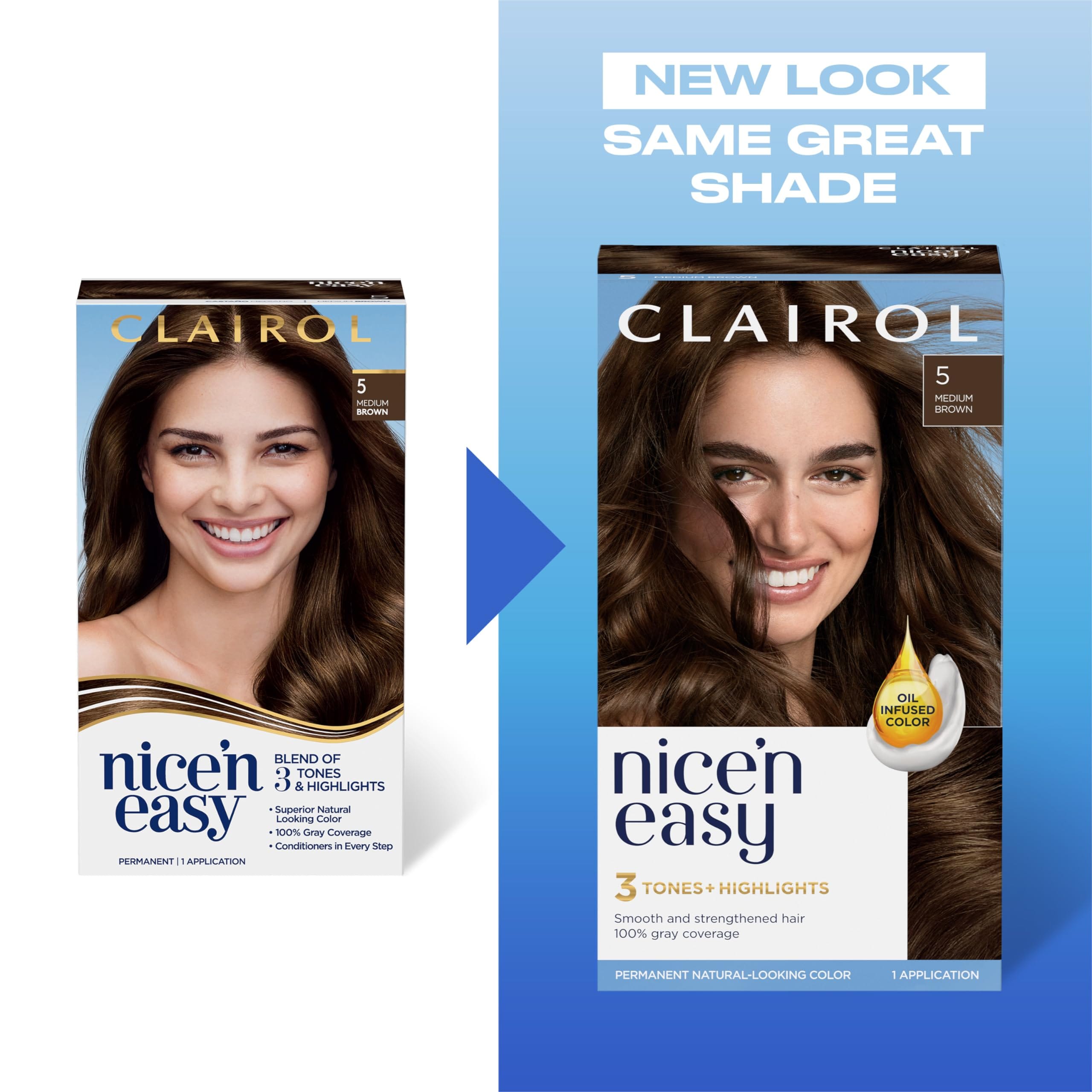 Clairol Nice'n Easy Permanent Hair Dye, 9 Light Blonde Hair Color, Pack of 3 - Image 2