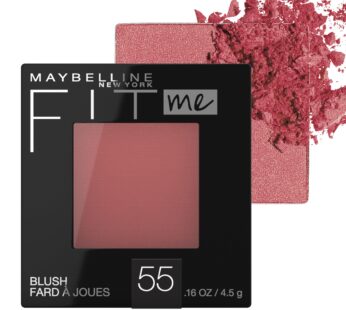 Maybelline Fit Me Powder Blush, Lightweight, Smooth, Blendable, Long-lasting All-Day Face Enhancing Makeup Color, Berry, 1 Count