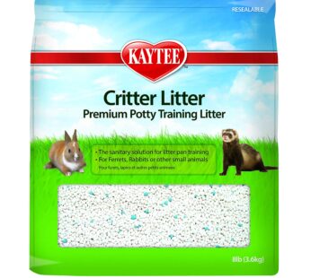 Kaytee Premium Potty Training Critter Litter for Pet Ferrets, Rabbits & Other Small Animals, 8 lb