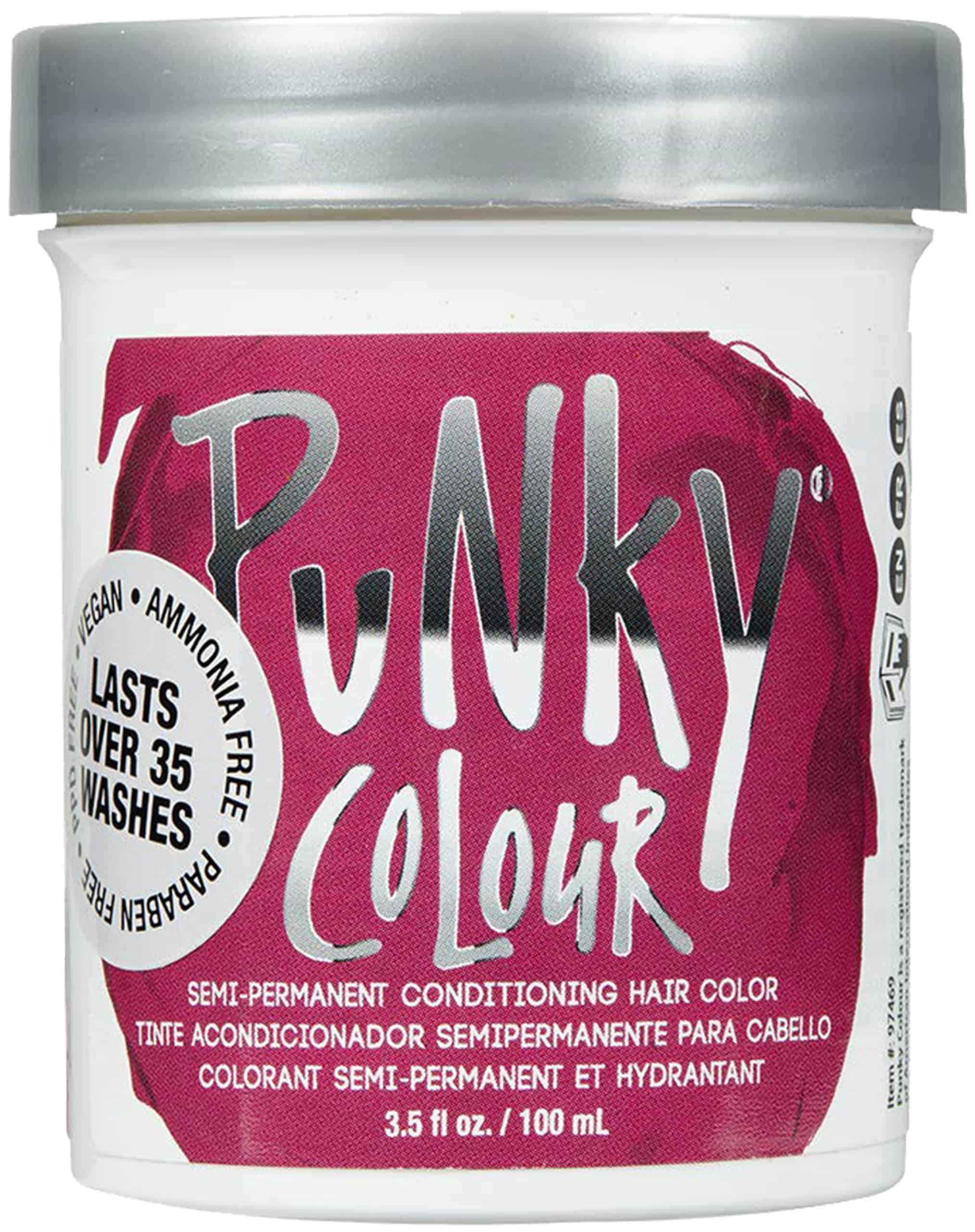 Punky Rose Red Semi Permanent Conditioning Hair Color, 3.5oz