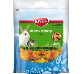 Kaytee Fiesta Healthy Toppings Papaya Treat For Small Animals, 2.5-Oz Bag