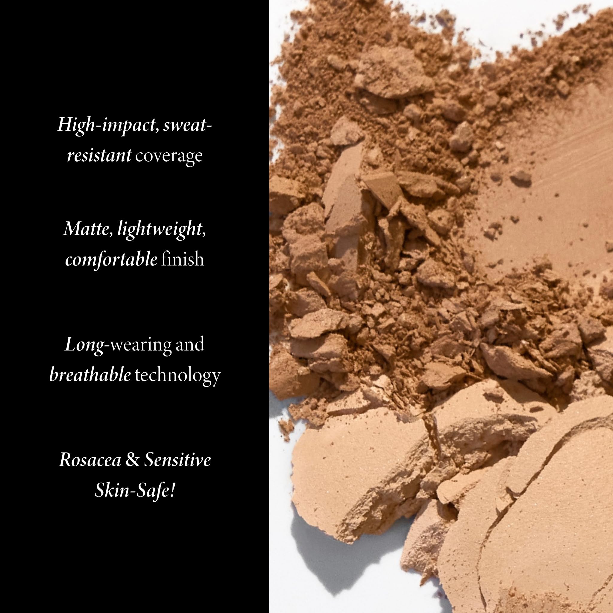 LAURA GELLER NEW YORK Baked Double Take Powder Foundation - Deep - Buildable Medium to Full Coverage - Matte Finish - Image 3