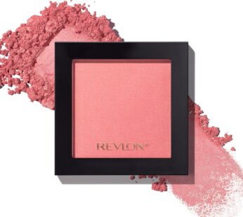 Revlon Blush, Powder Blush Face Makeup, High Impact Buildable Color, Lightweight & Smooth Finish, 020 Ravishing Rose, 0.17 oz
