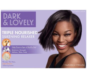 SoftSheen-Carson Dark and Lovely Triple Nourished Silkening No-Lye Relaxer with Shea Butter, Super