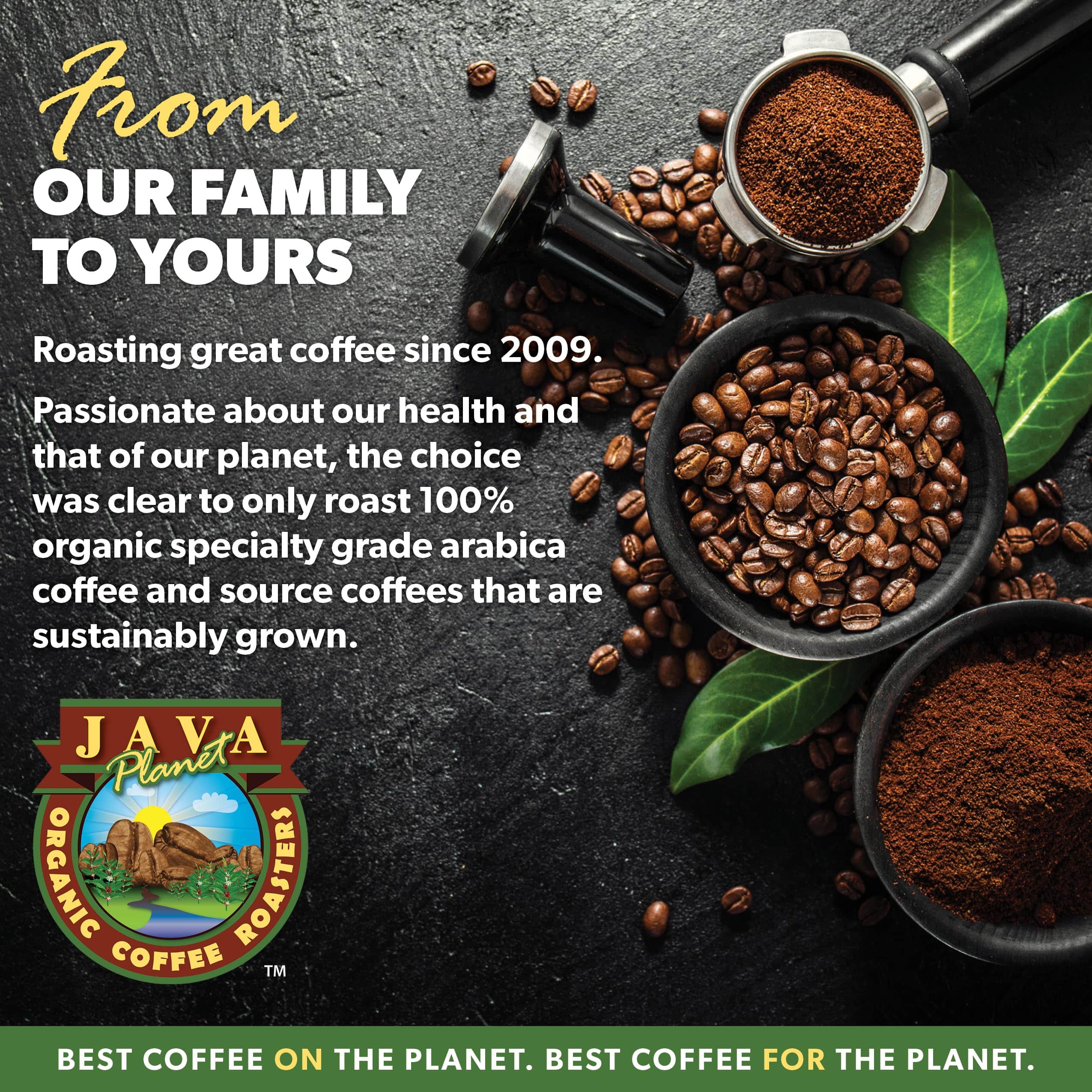 Java Planet Low Acid Coffee, Organic Colombian Single Origin: Whole Bean Medium Dark Roast - Smooth Full Flavored Coffee Bean, Two 1LB Bags - Image 4