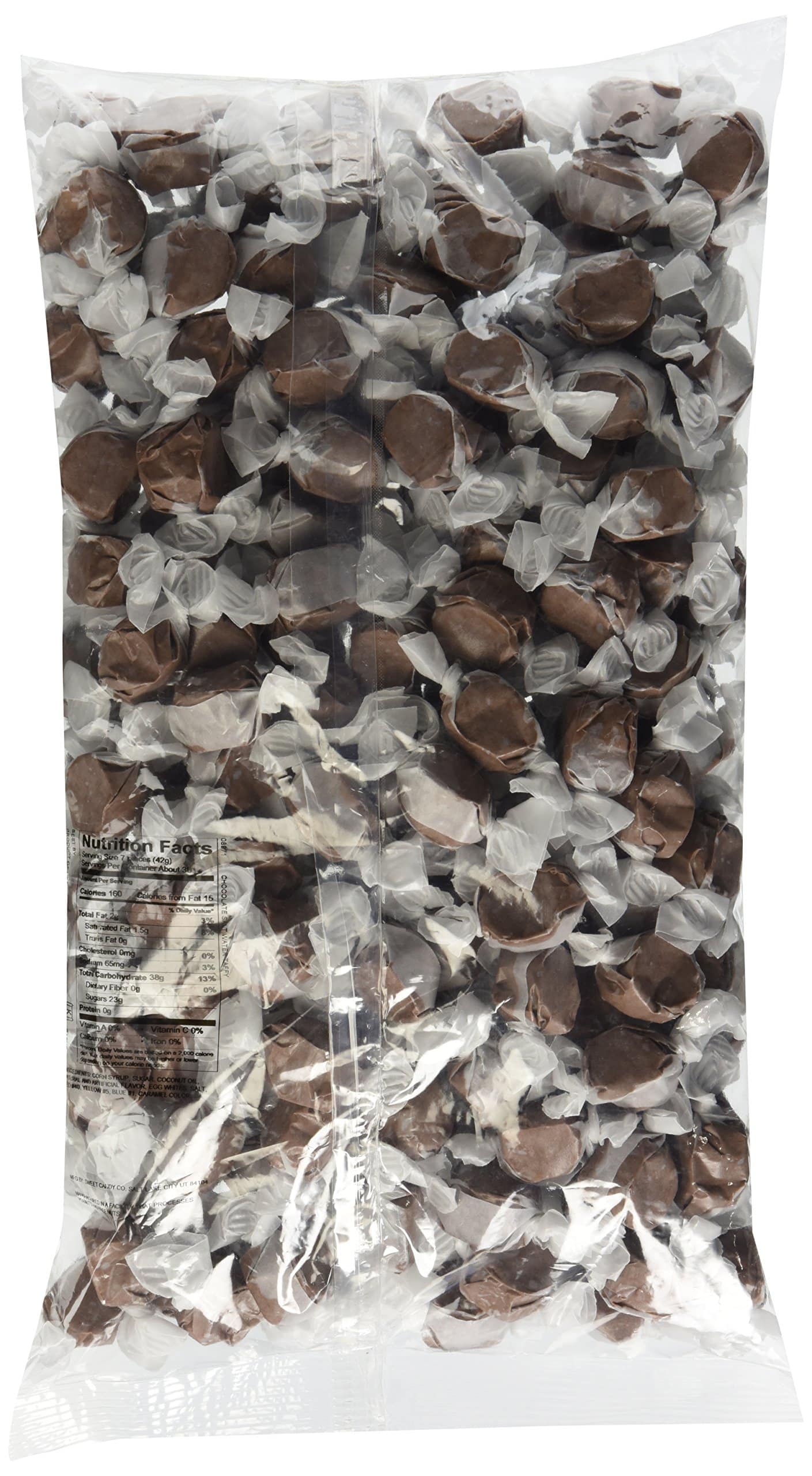 Bulk Saltwater Taffy, Chocolate, 3 Pounds - Image 2