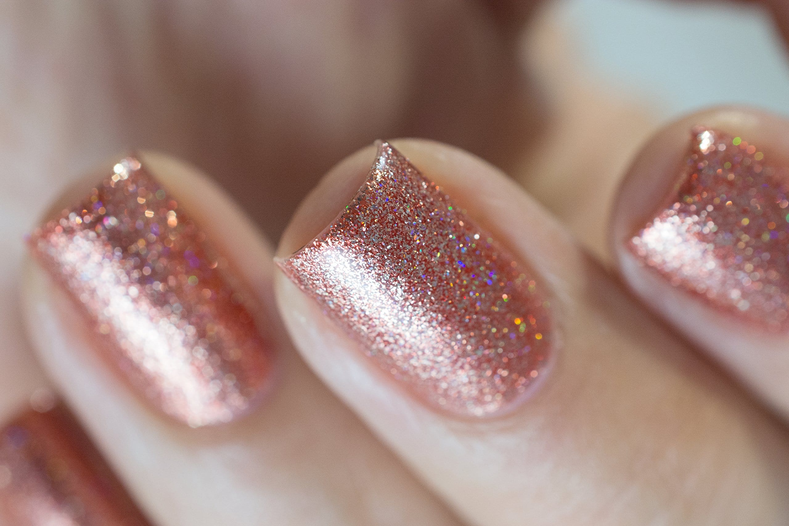 ILNP Copper Top - Copper Holographic Metallic Nail Polish - Image 8