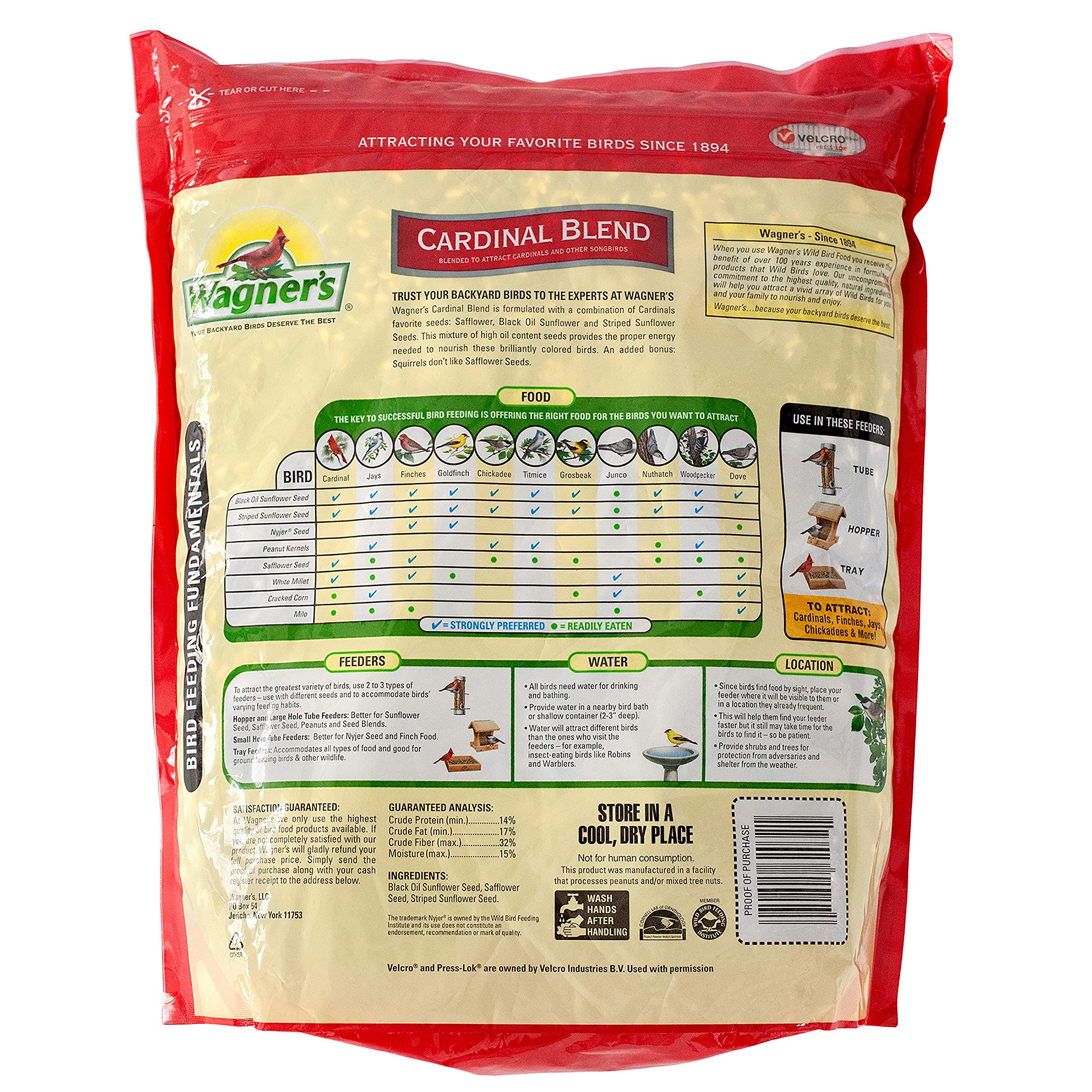 Wagner's 62032 Cardinal Blend Wild Bird Food, 6-Pound Bag - Image 2