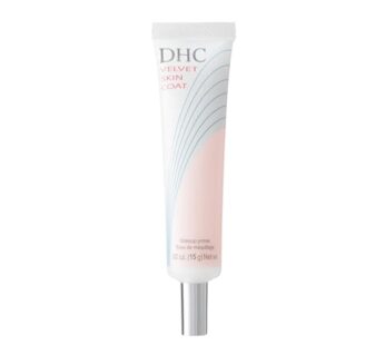 DHC Velvet Skin Coat, Mattifying Makeup Primer, Powder-Gel Formula, Minimizes look of pores, fine lines, and Imperfections, All skin types, Fragrance and Colorant Free, 0.52 oz. Net wt