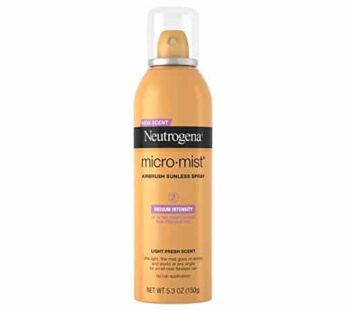 Neutrogena Micromist Aerosol Sunless Tanning Spray, Medium Intensity, 5.3 oz