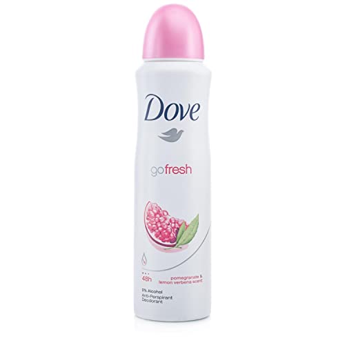 Dove Go Fresh Pomegranate & Lemon Verbena Deodorant Spray 150 ml / 5 oz (6-Pack) - Image 2