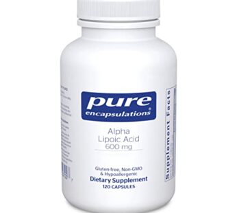 Pure Encapsulations Alpha Lipoic Acid 600 mg – ALA Supplement for Liver Support, Antioxidants, Nerve Health, Cardiovascular Health & Carbohydrate Support – Premium Alpha Lipoic Acid – 120 Capsules