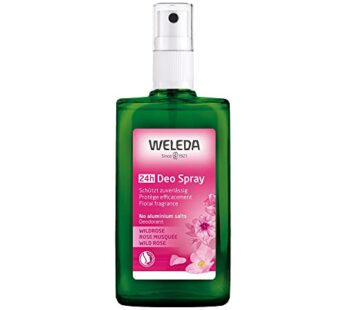 Weleda Wild Rose 24h Deodorant Spray, 3.4 Ounce