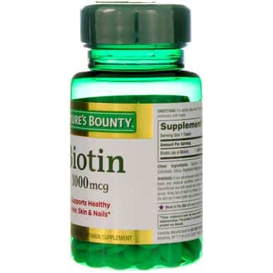 Nature's Bounty Biotin 1000 mcg Tablets 100 Count (Pack of 3) - Image 9