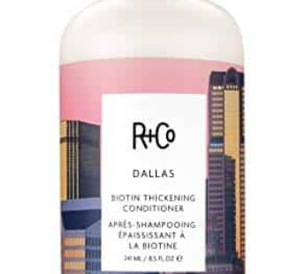R+Co Dallas Biotin Thickening Conditioner | Weightless Hydration, Strengthens + Enhances Shine | Vegan + Cruelty-Free | 8.5 Oz