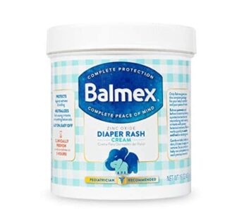 Balmex Complete Protection Daily Baby Diaper Rash Cream, Clinically Proven To Reduce Redness in Just One Use*, with Zinc Oxide + Botanicals, Pediatrician-Recommended & Dermatologist Tested, 16oz
