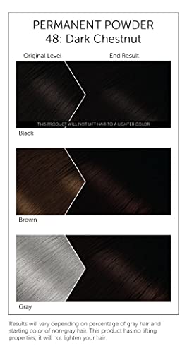 Bigen Powder Hair Color #48 Dark Chestnut 0.21oz (3 Pack) - Image 3