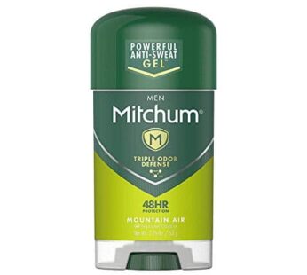 Mitchum Advanced Gel Anti-Perspirant & Deodorant, Mountain Air 2.25 oz (Pack of 4)