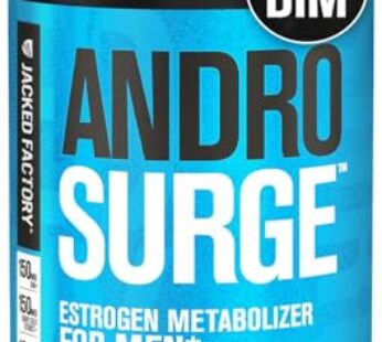Androsurge Estrogen Blocker for Men – Natural Muscle Builder for Men with DIM, Long Jack, & Grape Seed Extract for Increased Vitality & Performance – 60 Veggie Pills