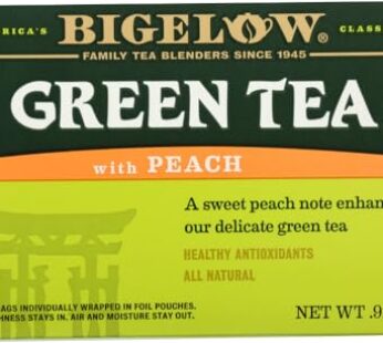 Bigelow Green Tea with Peach 20 ea (Pack of 2)