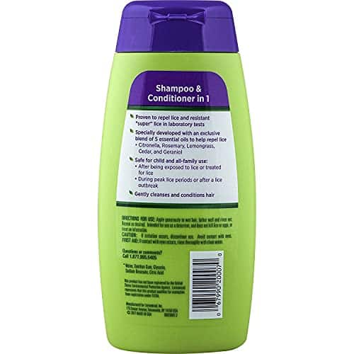 Lice Shield Shampoo & Conditioner in 1, Repels Lice and Super Lice, 10 fl oz - Image 2