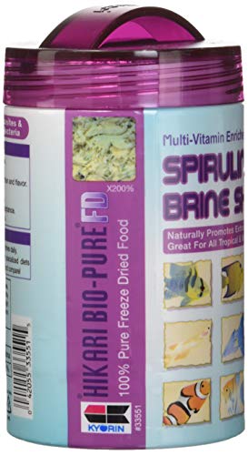 Hikari Bio-Pure Freeze Dried Spirulina Brine Shrimp Cubes for Pets, 0.42-Ounce - Image 2