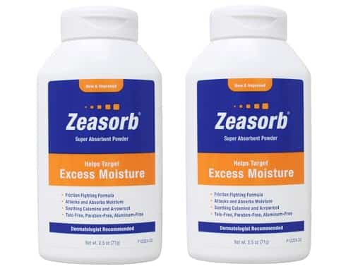 Zeasorb Prevention Super Absorbent Powder 2.5oz (Pack of 2)