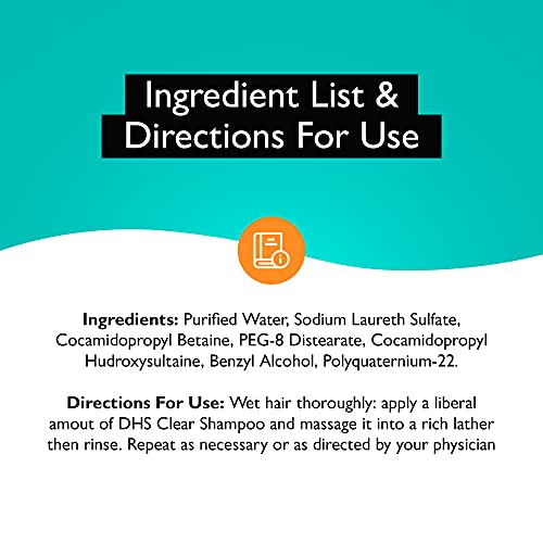 Dhs Clear Shampoo, 16 Oz - Image 6
