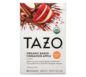 Tazo Organic Baked Cinnamon Apple Tea, 20 ct