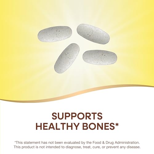 Nature's Way Alive! Calcium Max Absorption, Bone Support*, Plant Source Calcium, Vitamin D3 & K2, Magnesium, 60 Tablets (Packaging May Vary) - Image 3