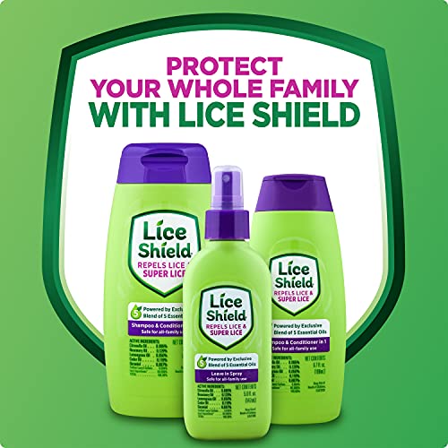 Lice Shield Shampoo & Conditioner in 1, Repels Lice and Super Lice, 10 fl oz - Image 7
