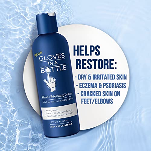 Gloves In A Bottle Shielding Lotion, Relief for Eczema and Psoriasis, (8 Fl Oz) with Pump - Image 7