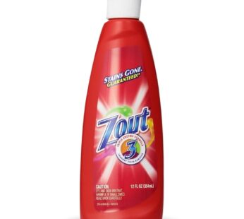 Zout Laundry Stain Remover, Triple Enzyme Formula, 12 Ounce