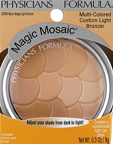 Physicians Formula Magic Mosaic Multi-Colored Bronzer, Highlighting, Contour Powder, Warm Beige/Light Bronzer, Dermatologist Tested, Clinicially Tested - Image 6