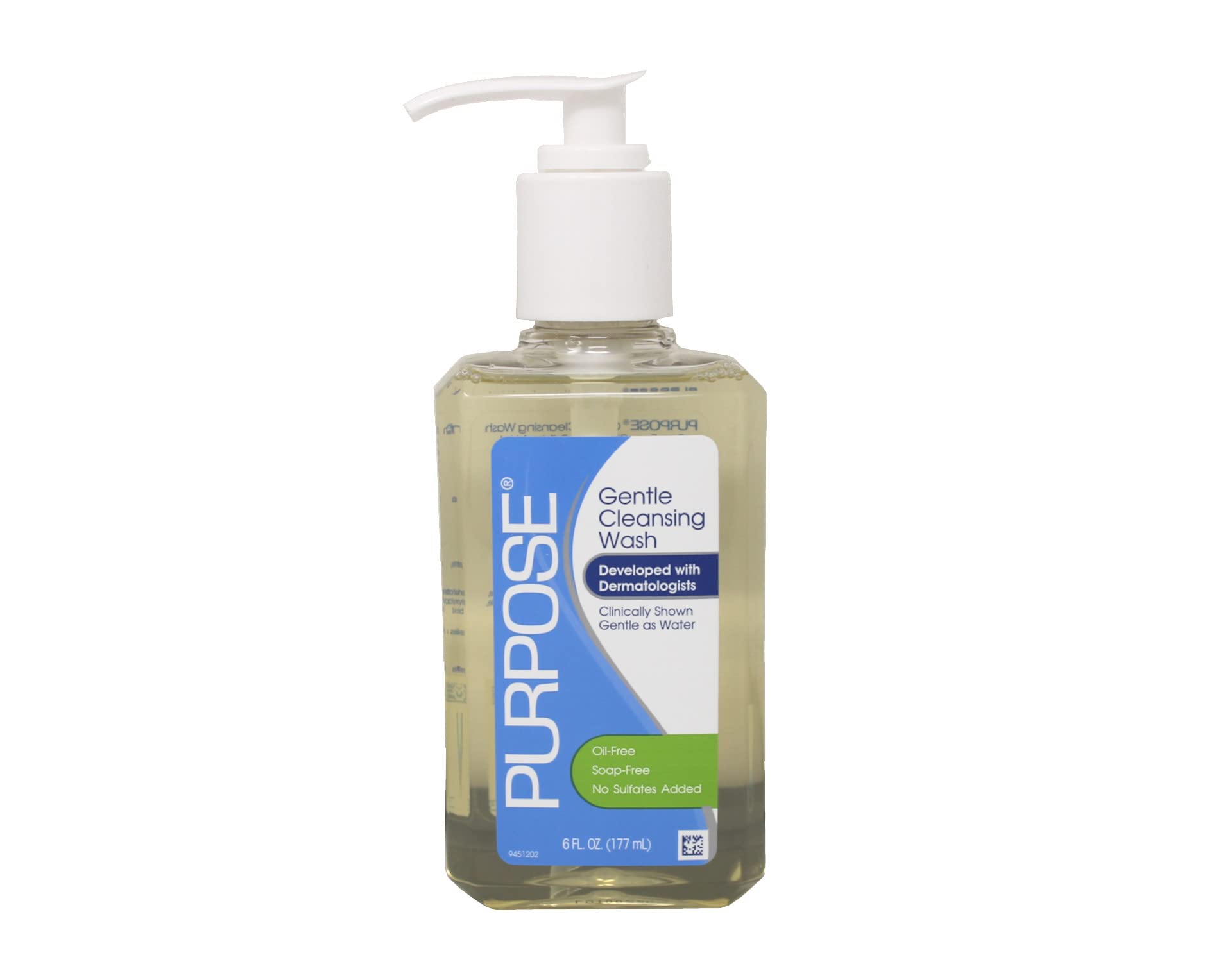 Purpose Gentle Cleansing Wash, 6-Ounce Pump Bottle, 6 Fl Oz (Pack of 2) - Image 2