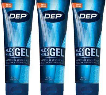 DEP Sport Endurance Hair Styling Gel, 9.8 Ounce (Pack of 3)