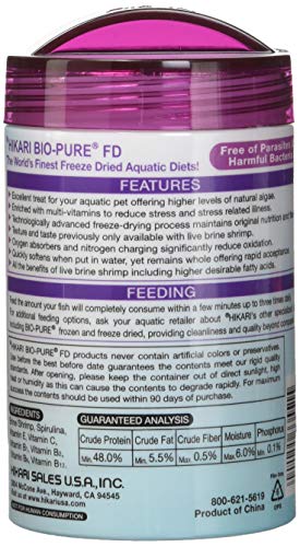 Hikari Bio-Pure Freeze Dried Spirulina Brine Shrimp Cubes for Pets, 0.42-Ounce - Image 3