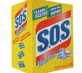 S.O.S 98014 Steel Wool Soap Pad (50 Count)
