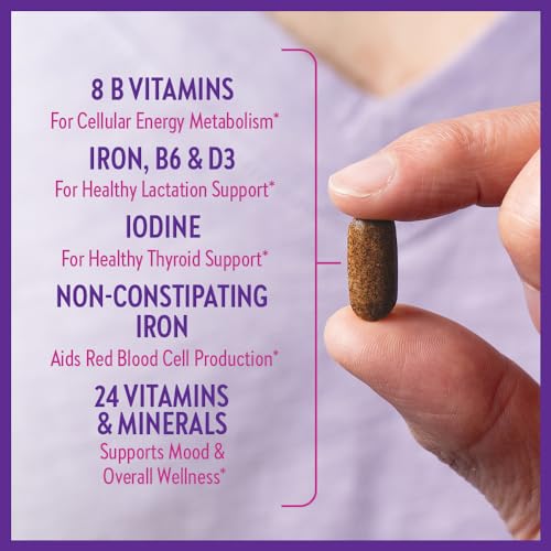 New Chapter, Postnatal Vitamins Lactation Supplement, Complete Multivitamin with Fermented Vitamin D3 + B Vitamins, Made with Organic Vegetables & Herbs, Non-GMO Ingredients, 96 Count - Image 3