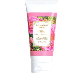 Camille Beckman Glycerine Hand Therapy Cream, Glycerine Rosewater, 6 Ounce