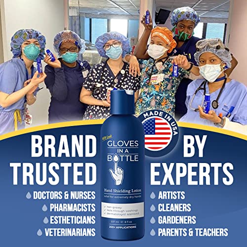 Gloves In A Bottle Shielding Lotion, Relief for Eczema and Psoriasis, (8 Fl Oz) with Pump - Image 5