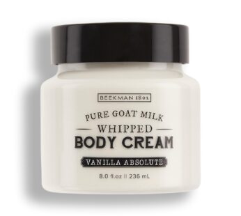 Beekman 1802 Whipped Body Cream, Vanilla Absolute – Scented – 8 oz – Intensely Hydrating & Softens Skin – With Goat Milk – Good for Sensitive Skin – Cruelty Free