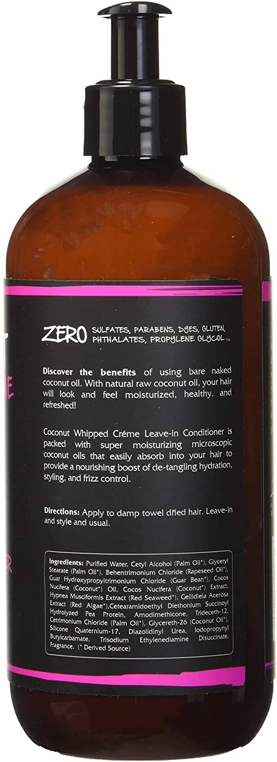 RENPURE Coconut Whipped Creme Leave-In Conditioner, Basic, Fragrance, 16 Fl Oz - Image 2