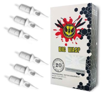 BIGWASP Professional Disposable 1009RL Tattoo Needle Cartridge #10 Bugpin 9 Round Liner (9RL) 20Pcs