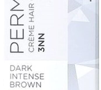 Ion Brand Color Brilliance Permanent Cream Hair Color, 3NN Dark Intense Brown, Nourishing, Paraphenylenediamine Free, 100% Gray Coverage, Vegan and Cruelty Free, 2.05 Ounce